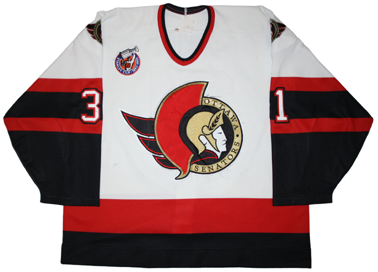 NHL Ottawa Senators 1992-93 uniform and jersey original art – Heritage  Sports Art