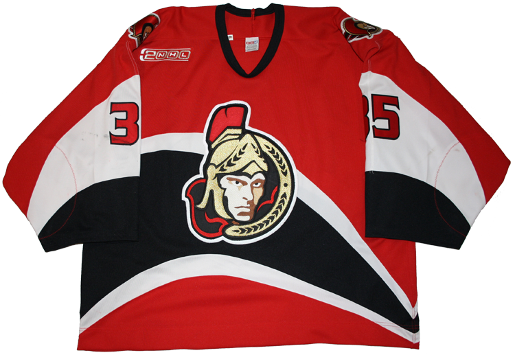 Ottawa Senators Hall of Fame jerseys