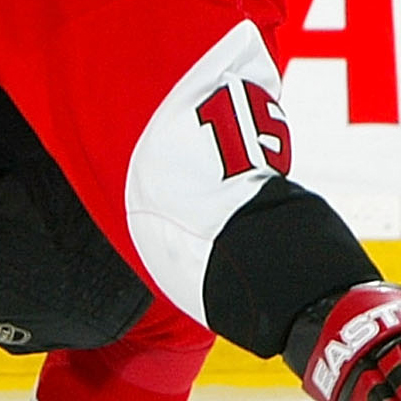 2006-07 Dany Heatley Ottawa Senators Game Worn Jersey - 50-goal season -  Photo Match - Team Letter