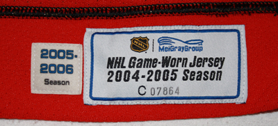 2002-03 Chris Neil Ottawa Senators Game Worn Jersey – Photo Match