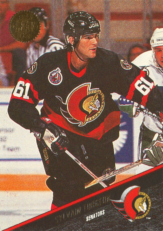 1992-93 Sylvain Turgeon Ottawa Senators Game Worn Jersey - Ottawa Senators  Game Used